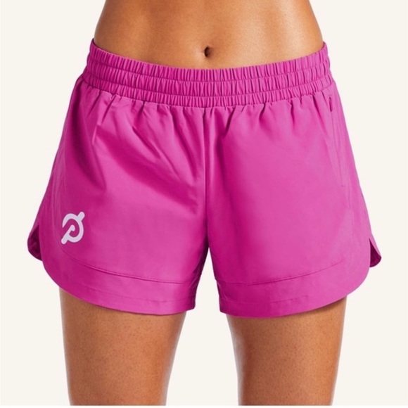 Peloton Pink Athletic Training Shorts - Picture 1 of 4